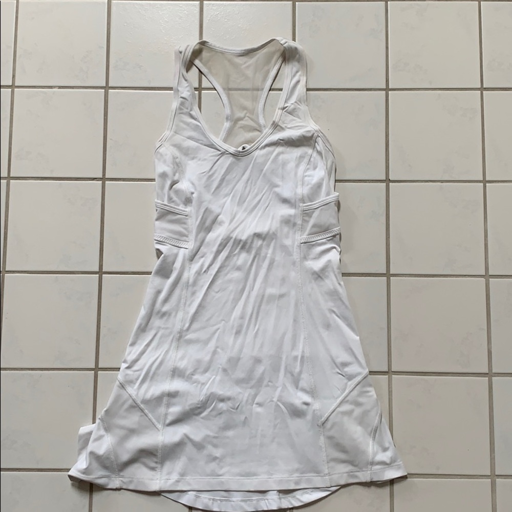 Lululemon white dress for tennis or around town.